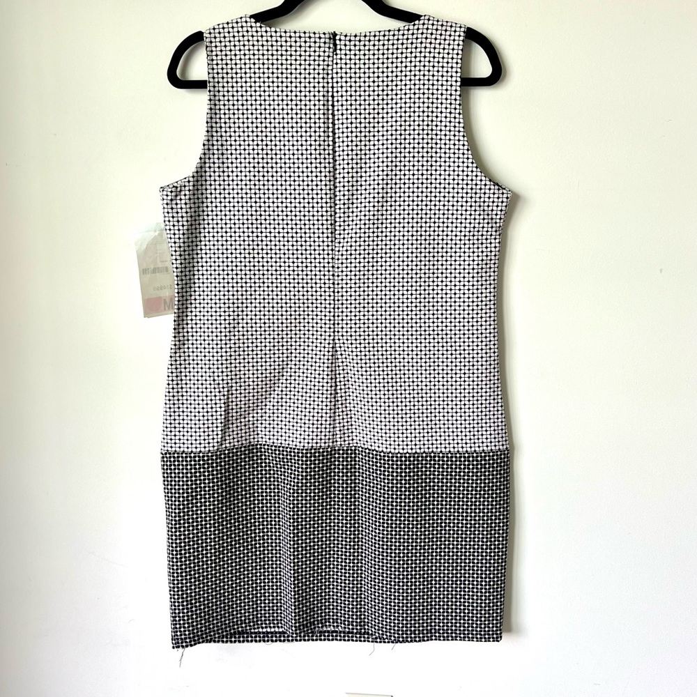 NWT Vintage TALK OF THE WALK Sleeveless Contrast Shift Day Dress—SZ. Medium - Picture 15 of 15